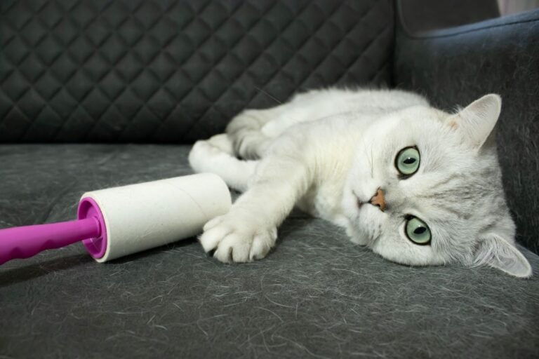 how to get rid of pet cat on sofa hair everywhere