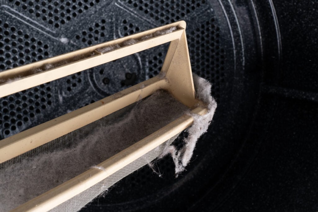 signs your dryer is going to catch fire dirty lint